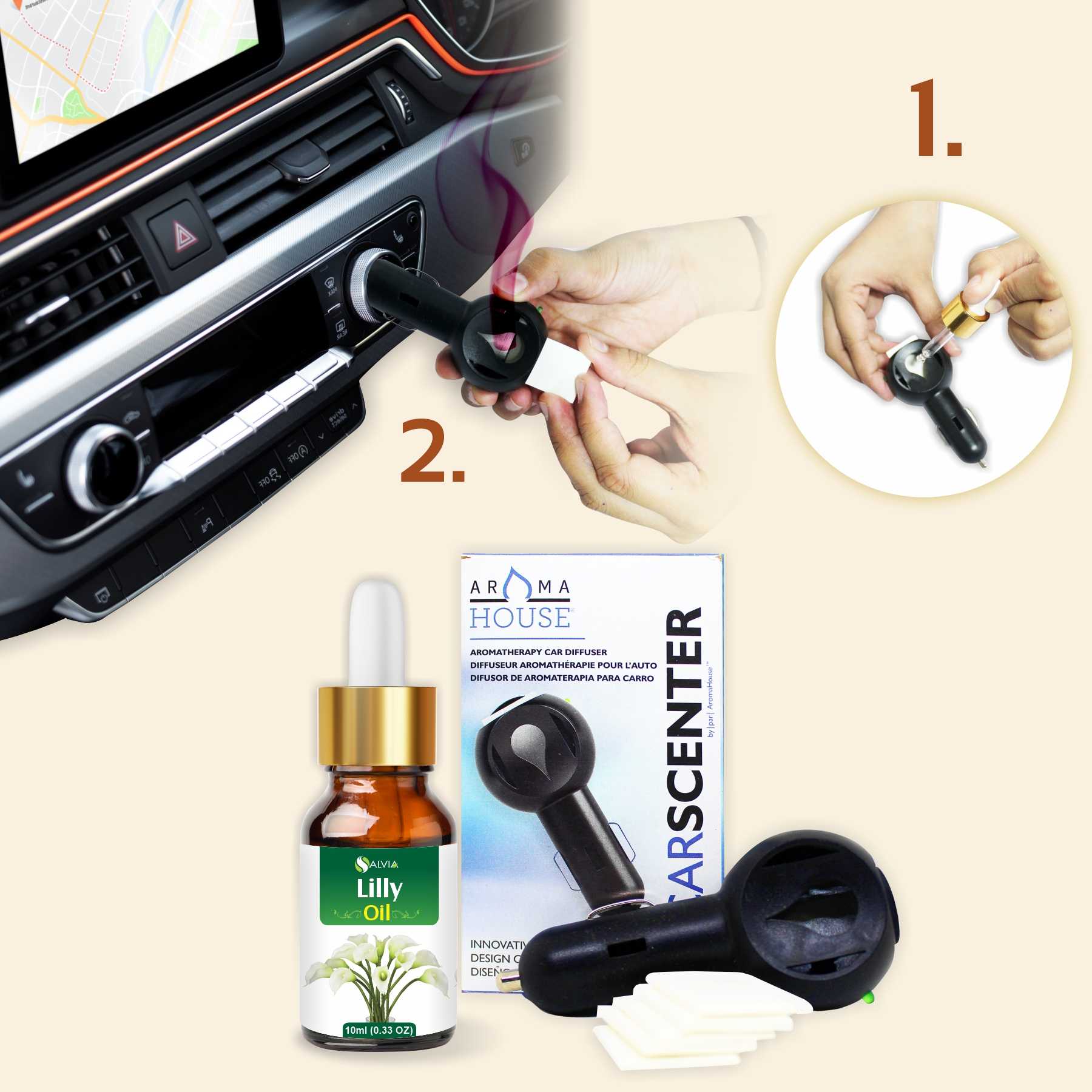 Salvia Gifts,Diffuser Lily Oil With Aroma Key Salvia Gifts,Diffuser Lily Oil With Aroma Key
